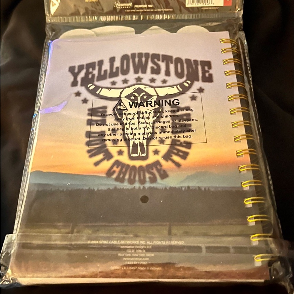 Yellowstone notebook